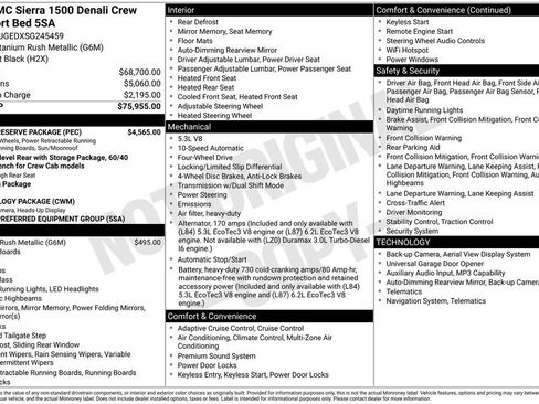 Used 2025 GMC Sierra 1500 Denali w/ Denali Reserve Package AWD/4WD image 6