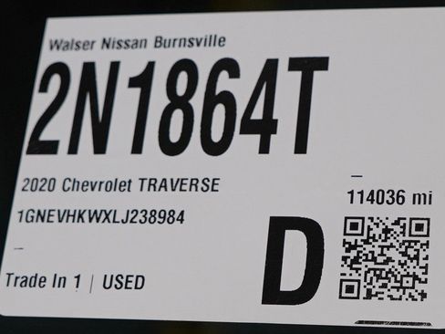 Used 2020 Chevrolet Traverse LT w/ LT Premium Package image 33