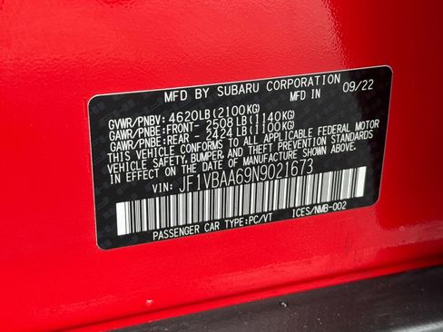 Used 2022 Subaru WRX image 50