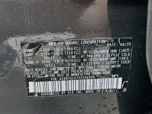 Used 2025 Subaru Outback Onyx Edition XT AWD/4WD image 33