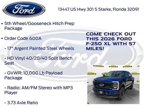 New 2026 Ford F250 XL w/ STX Appearance Package image 20