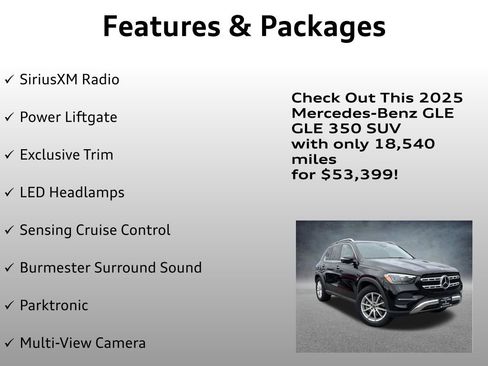 Used 2025 Mercedes-Benz GLE 350 4MATIC image 8