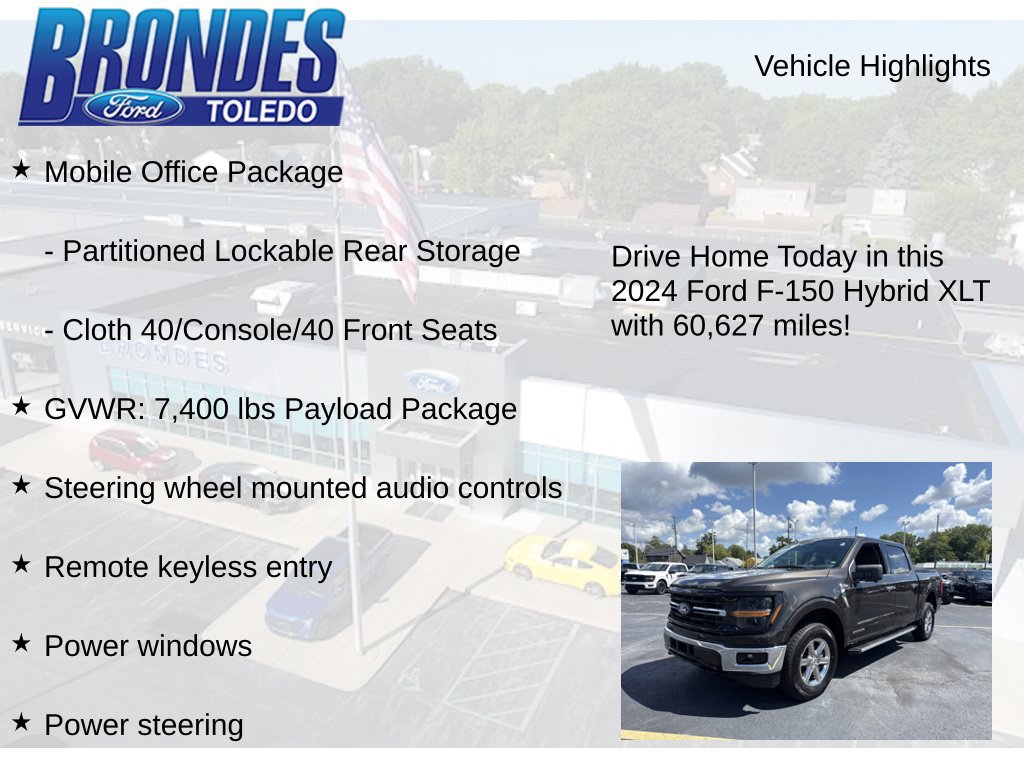 Used 2024 Ford F150 XLT w/ Mobile Office Package AWD/4WD image 11