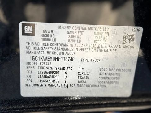 Used 2017 Chevrolet Silverado 2500 LTZ w/ Duramax Plus Package AWD/4WD image 26