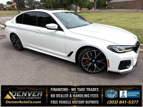 Used 2021 BMW M550i xDrive w/ Executive Package AWD/4WD image 1