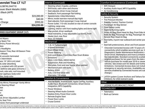 Used 2019 Chevrolet Trax LT FWD image 33