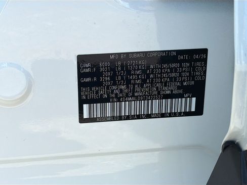 New 2026 Subaru Ascent Onyx Touring AWD/4WD image 42