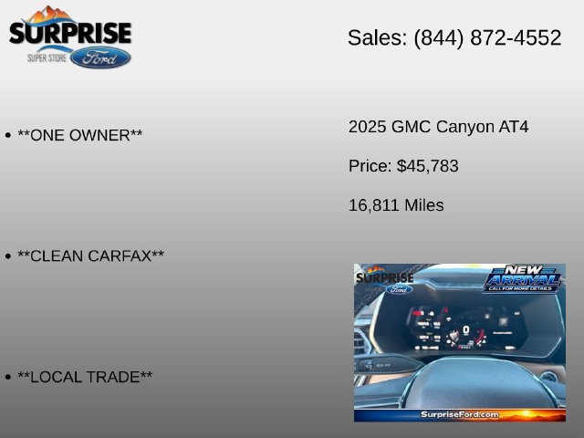 Used 2025 GMC Canyon AT4 w/ Nightfall Edition AWD/4WD image 6
