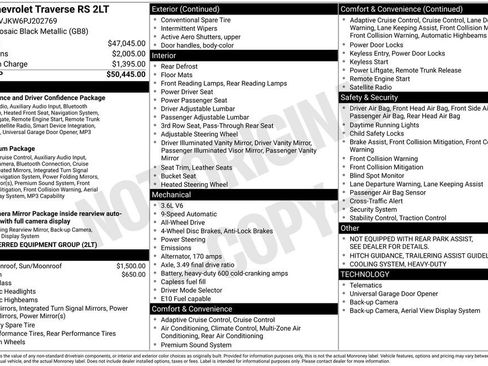 Used 2023 Chevrolet Traverse RS image 33