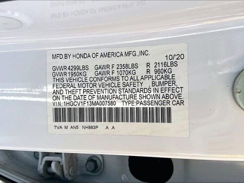Used 2021 Honda Accord LX image 16