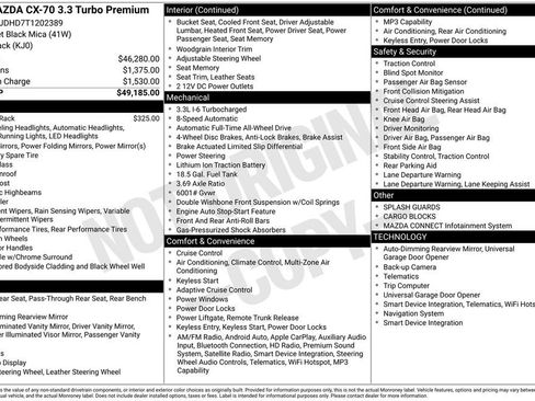 New 2026 MAZDA CX-70 3.3 Turbo w/ Premium Package image 3