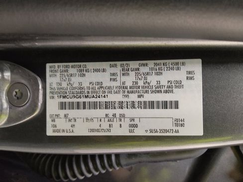 Used 2021 Ford Escape SE w/ Convenience Package AWD/4WD image 33