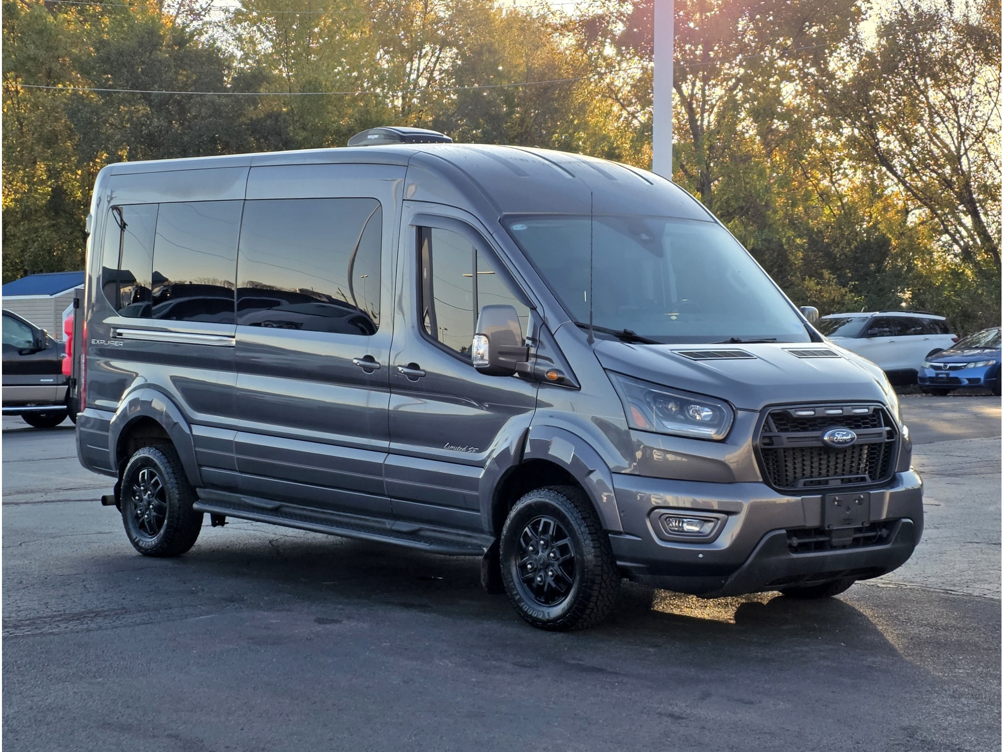 Used 2023 Ford Transit 350 Medium Roof AWD w/ Transit Trail Package image 28