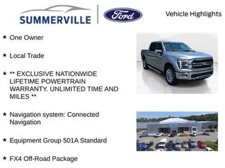 Certified 2024 Ford F150 Lariat w/ FX4 Off-Road Package AWD/4WD video 2
