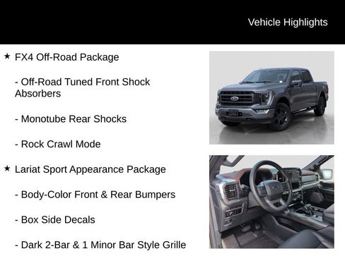 Certified 2023 Ford F150 Lariat w/ Equipment Group 502A High image 16