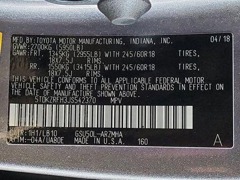 Used 2018 Toyota Highlander XLE FWD image 33