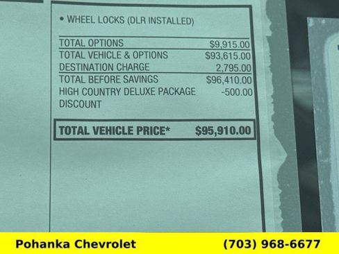 New 2026 Chevrolet Tahoe High Country AWD/4WD image 29