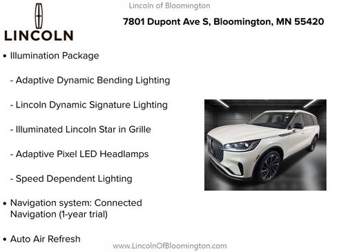 Certified 2025 Lincoln Aviator Reserve w/ Illumination Package image 9