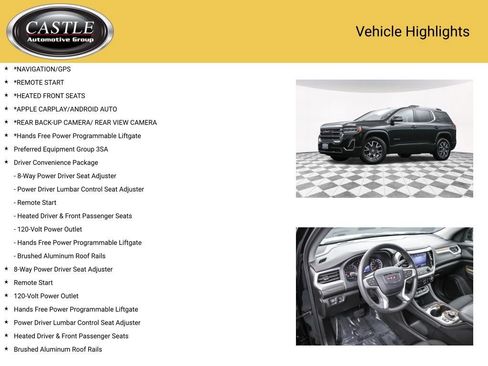 Certified 2023 GMC Acadia SLE w/ Driver Convenience Package image 3