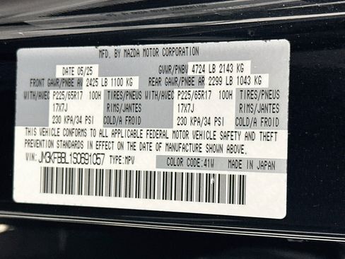 Used 2025 MAZDA CX-5 AWD 2.5 S w/ Select Package image 12