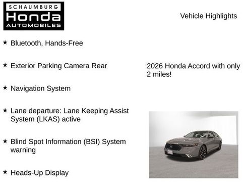 New 2026 Honda Accord Touring image 8