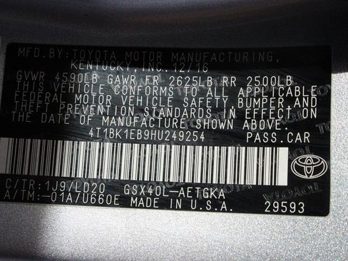 Used 2017 Toyota Avalon XLE image 62