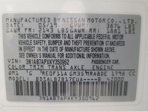 Used 2019 Nissan Sentra S image 33