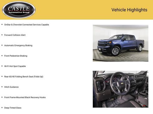 Used 2022 Chevrolet Silverado 1500 Custom w/ Safety Confidence Package AWD/4WD image 16