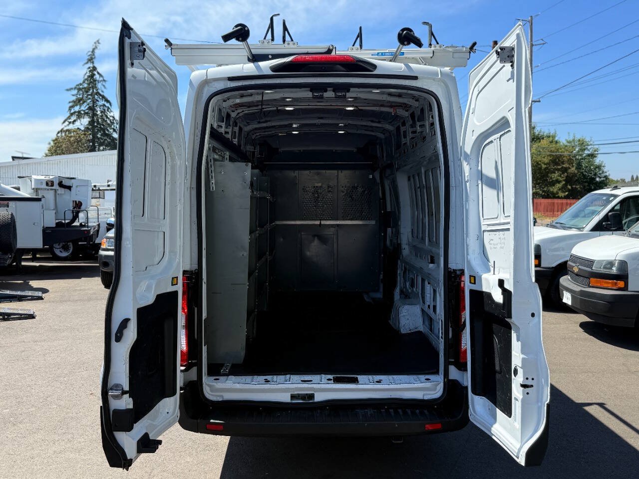 Used 2023 Ford Transit 350 148 High Roof Extended w/ Fleet Safety Package RWD image 10