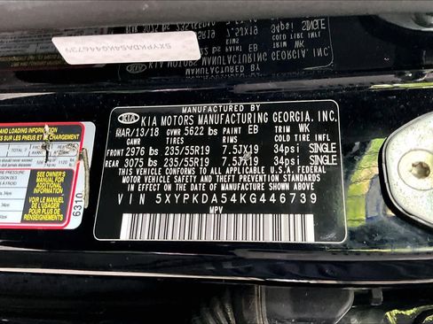 Used 2019 Kia Sorento SX w/ SX Touring Package AWD/4WD image 31