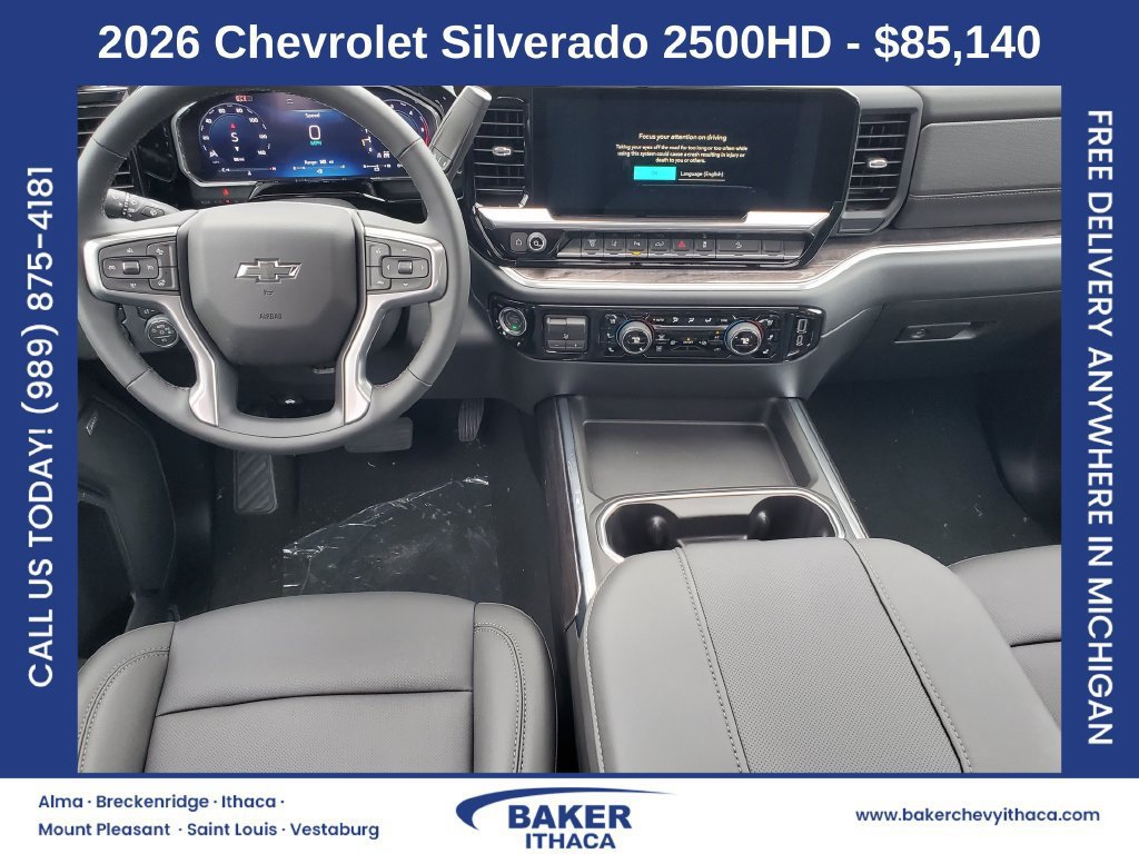 New 2026 Chevrolet Silverado 2500 LTZ w/ Trail Boss Package AWD/4WD image 31