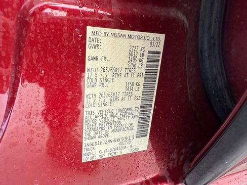 Used 2022 Nissan Frontier SV RWD image 27