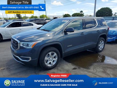 Used 2019 GMC Acadia SLE AWD/4WD image 1