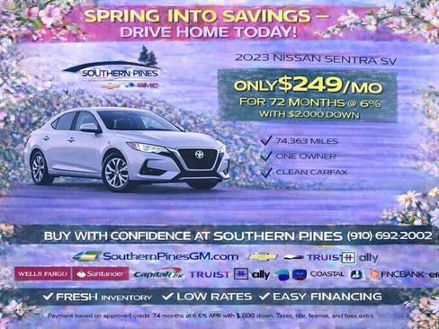 Used 2023 Nissan Sentra SV FWD image 2