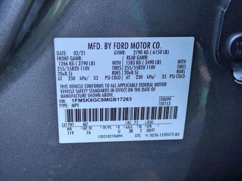 Used 2021 Ford Explorer ST w/ Equipment Group 401A AWD/4WD image 26