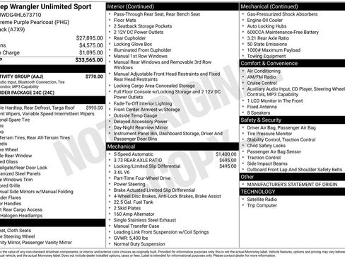 Used 2017 Jeep Wrangler Unlimited Sport w/ Connectivity Group image 14