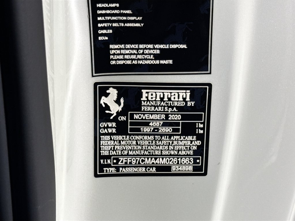 Certified 2021 Ferrari 812 GTS RWD image 26