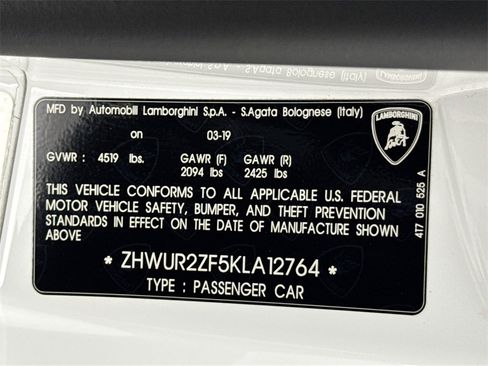 Used 2019 Lamborghini Huracan LP 580-2 image 32