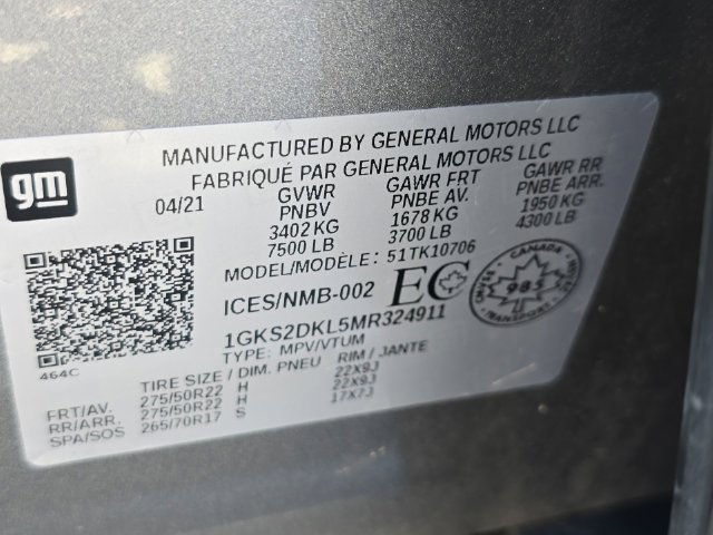 Used 2021 GMC Yukon Denali w/ Denali Premium Package AWD/4WD image 35