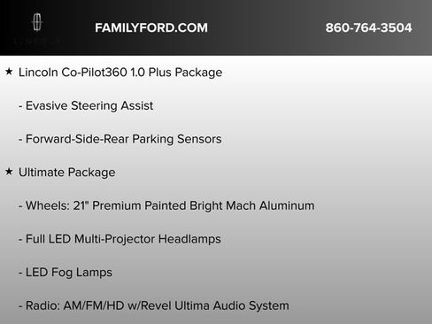 Certified 2023 Lincoln Nautilus Reserve w/ Equipment Group 202A image 15