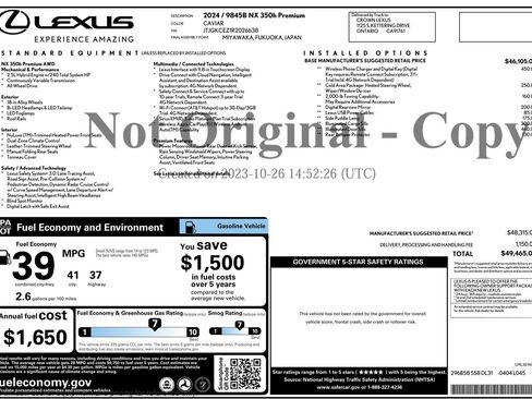 Used 2024 Lexus NX 350h AWD image 3