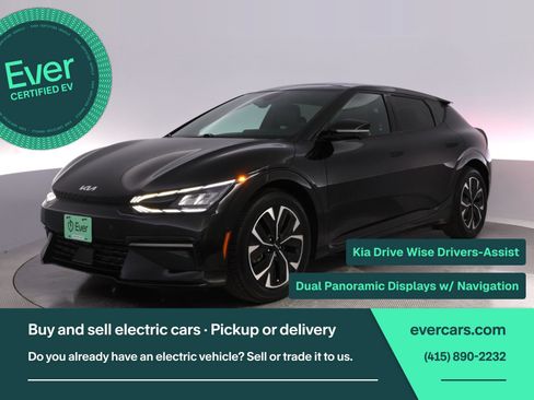 Used 2024 Kia EV6 GT-Line w/ GT-Line White Seat Package RWD image 1