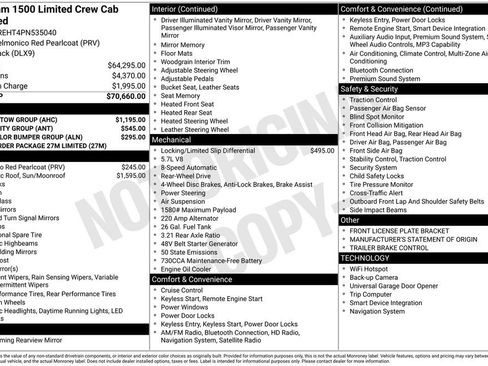 Used 2023 RAM 1500 Limited w/ Trailer Tow Group RWD image 43