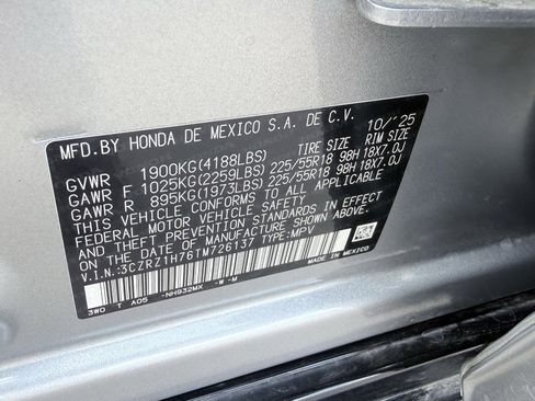 Used 2026 Honda HR-V EX-L image 34