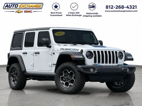 Used 2023 Jeep Wrangler Unlimited Rubicon 4xe w/ Cold Weather Group AWD/4WD image 1