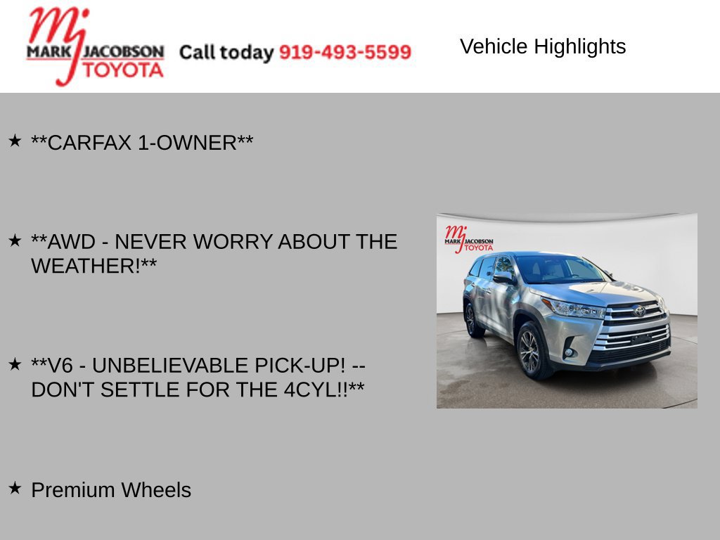 Used 2019 Toyota Highlander Plus AWD/4WD image 5