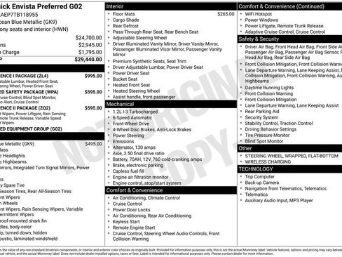 New 2026 Buick Envista Preferred w/ Convenience I Package image 41