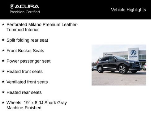 Certified 2023 Acura RDX AWD w/ Advance Package image 21