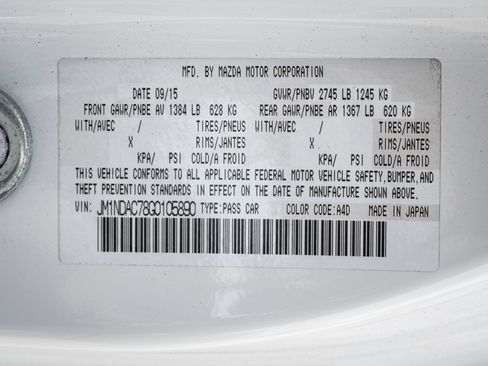 Used 2016 MAZDA MX-5 Miata Club image 31