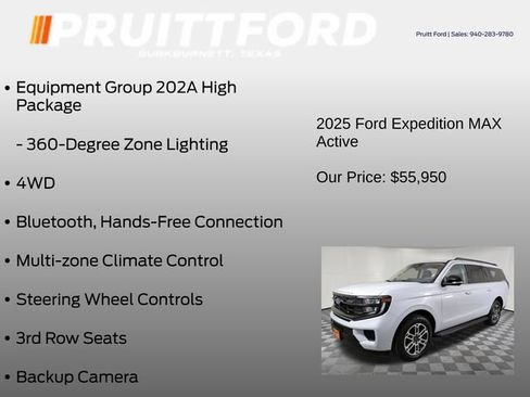 Used 2025 Ford Expedition Max Active AWD/4WD image 25